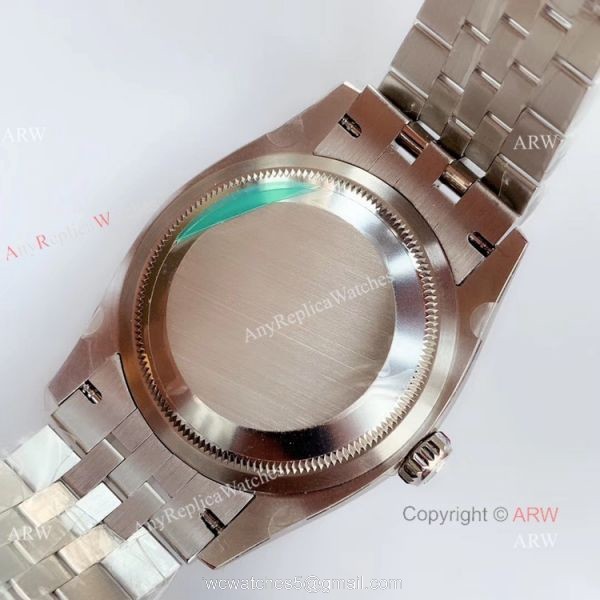 EW factory Copy Rolex Datejust 36mm Black Face SS Jubilee Band Watch EW factory Copy Rolex Datejust 36mm Black Face SS Jubilee Band Watch
