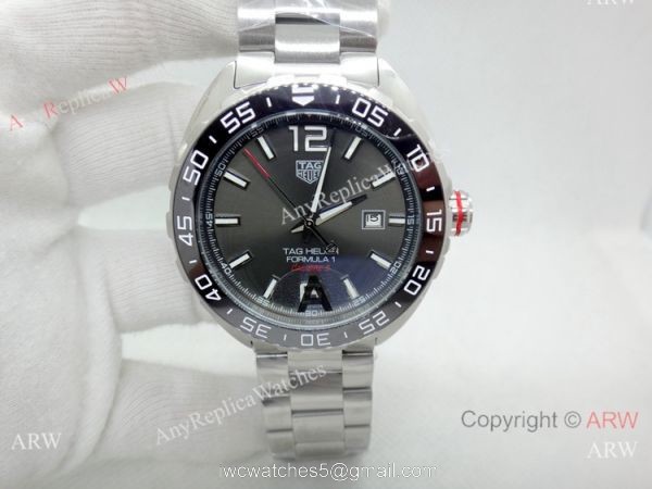 Replica TAG Heuer F1 Formula 1 Calibre 5 Watch Stainless Steel Gray Dial Replica TAG Heuer F1 Formula 1 Calibre 5 Watch Stainless Steel Gray Dial