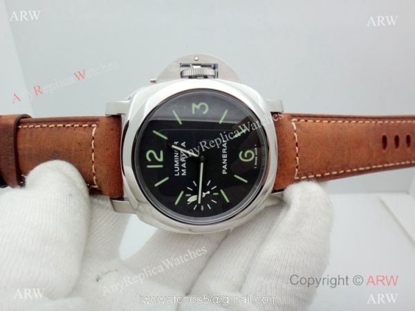Swiss Replica Panerai Luminor Marina Acciaio PAM 111 Watch SS Green Markers Swiss Replica Panerai Luminor Marina Acciaio PAM 111 Watch SS Green Markers