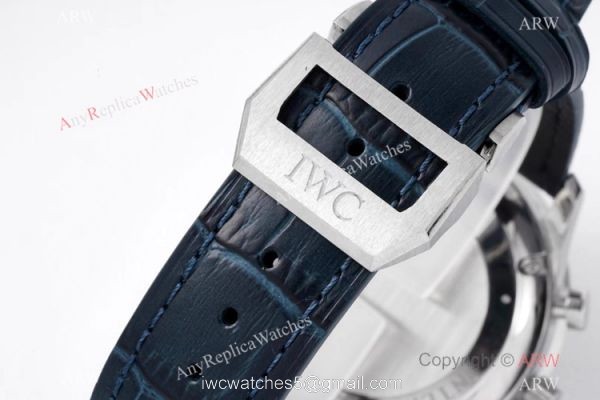 High-end Replica ZF Factory V2 IWC Portuguese Chronograph Watch Blue Dial High-end Replica ZF Factory V2 IWC Portuguese Chronograph Watch Blue Dial