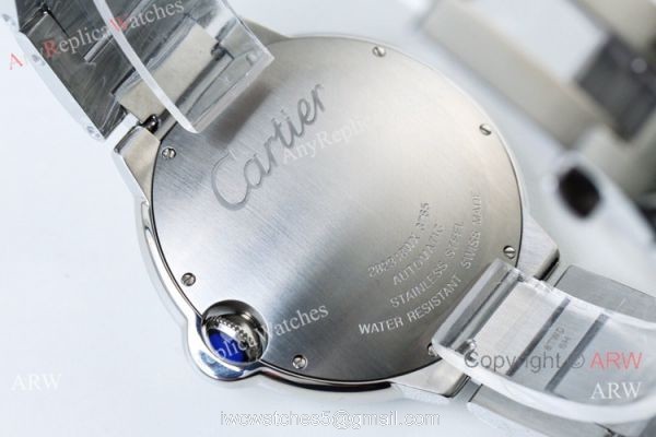 V6 Factory V5 Replica Ballon Bleu De Cartier Stainless Steel Watch 42mm V6 Factory V5 Replica Ballon Bleu De Cartier Stainless Steel Watch 42mm