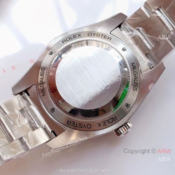 Noob Factory Swiss 2836 Rolex Milgauss 116400GV-72400 Black Dial Replica Watch Noob Factory Swiss 2836 Rolex Milgauss 116400GV-72400 Black Dial Replica Watch