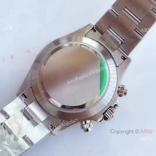 Noob Factory Clone 7750 Rolex Daytona Copy Watch Ss Silver Arabic Dial Noob Factory Clone 7750 Rolex Daytona Copy Watch Ss Silver Arabic Dial