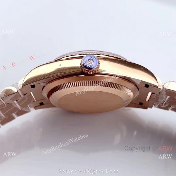 (EW Factory) Swiss Rolex Oyster Perpetual Day Date Fake Watch Rose Gold Presidential 36mm (EW Factory) Swiss Rolex Oyster Perpetual Day Date Fake Watch Rose Gold Presidential 36mm