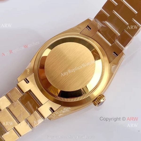 (EW Factory )Rolex Oyster Perpetual Day Date Fake Watch All Gold White MOP Dial 36mm (EW Factory )Rolex Oyster Perpetual Day Date Fake Watch All Gold White MOP Dial 36mm