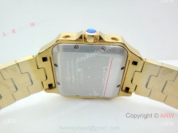 Best Quality Cartier Santos Watch All Gold Chronograph 39mm Best Quality Cartier Santos Watch All Gold Chronograph 39mm