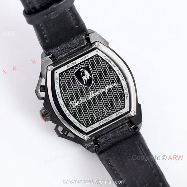 Copy Lamborghini Spyder 9004 Chronograph Men Watch All Black Copy Lamborghini Spyder 9004 Chronograph Men Watch All Black