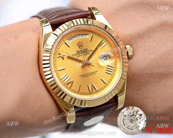NEW UPGRADED Rolex Day Date II 41mm Watches Gold Fluted Bezel NEW UPGRADED Rolex Day Date II 41mm Watches Gold Fluted Bezel