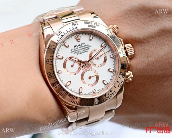 Clone Rolex Daytona Rose Gold Automatic Watch Men Size Clone Rolex Daytona Rose Gold Automatic Watch Men Size
