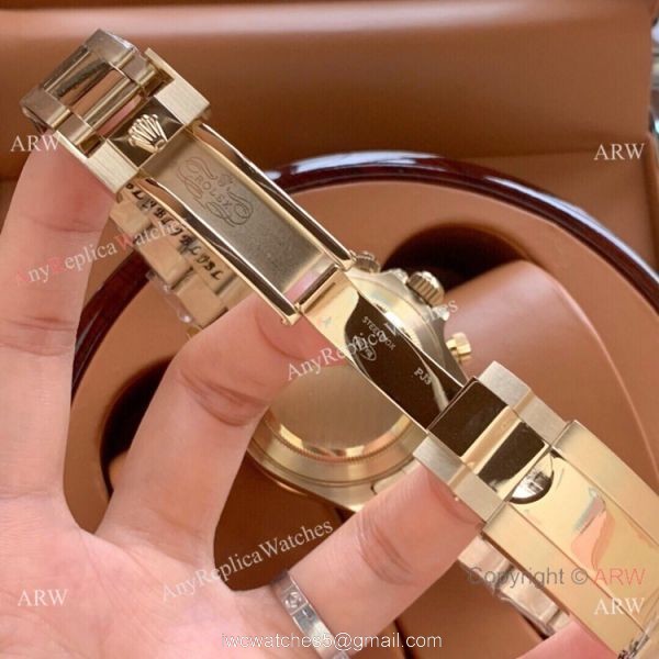 Rolex Rainbow Daytona Watch Yellow Gold Diamonds on lugs Automatic Movement Rolex Rainbow Daytona Watch Yellow Gold Diamonds on lugs Automatic Movement