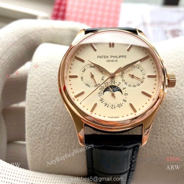 Super Clone Patek Philippe Geneve Complications 40mm Watch Gray Dial Super Clone Patek Philippe Geneve Complications 40mm Watch Gray Dial