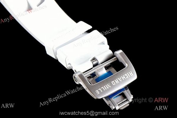 KV Factory Knockoff Richard Mille RM011-03 White Ceramic Automatic Watch KV Factory Knockoff Richard Mille RM011-03 White Ceramic Automatic Watch