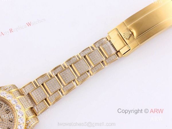 Arabic Dial Rolex Diamond Watch Gold Rolex Submariner 116610 Replica Watches Arabic Dial Rolex Diamond Watch Gold Rolex Submariner 116610 Replica Watches