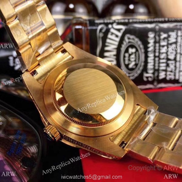 Rolex GMT-Master II Yellow Gold Diamond Case Watch New Replica Rolex GMT-Master II Yellow Gold Diamond Case Watch New Replica
