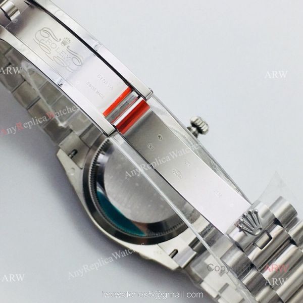 (EWF ) Rolex Day Date President Replica Watch Ss Silver Dial Diamond Bezel 36mm (EWF ) Rolex Day Date President Replica Watch Ss Silver Dial Diamond Bezel 36mm