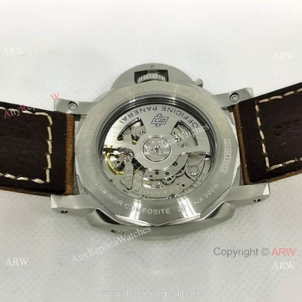Copy Panerai Luminor GMT Pam1537 Watch 44mm SS Power Reserve Face Copy Panerai Luminor GMT Pam1537 Watch 44mm SS Power Reserve Face