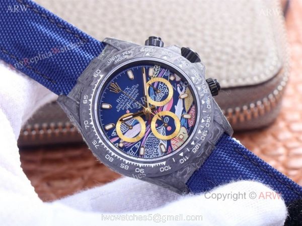 JH Factory New Carbon Fiber Rolex Daytona Swiss 7750 Automatic Replica Watches JH Factory New Carbon Fiber Rolex Daytona Swiss 7750 Automatic Replica Watches