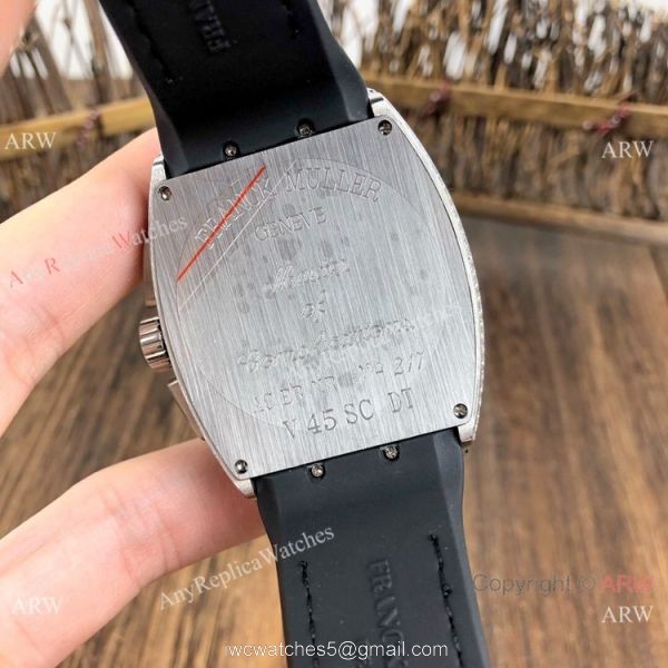 Best Replica Franck Muller Vanguard Chronograph Men Watch SS Diamond Case Black Dial Best Replica Franck Muller Vanguard Chronograph Men Watch SS Diamond Case Black Dial