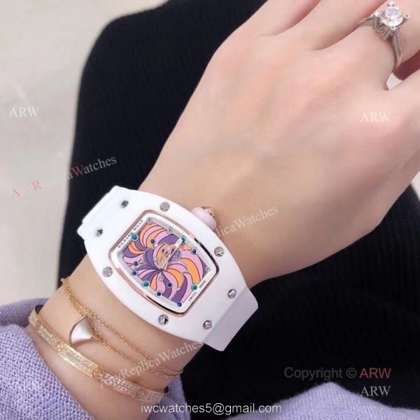 New Copy Richard Mille RM 07-03 Cupcake BonBon White Ceramic Ladies Watch New Copy Richard Mille RM 07-03 Cupcake BonBon White Ceramic Ladies Watch