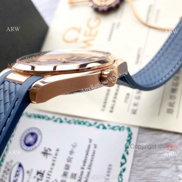 Copy Omega Seamaster Aqua Terra 150M Watches 41mm Rose Gold Copy Omega Seamaster Aqua Terra 150M Watches 41mm Rose Gold