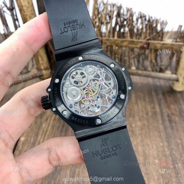 1:1 Swiss Replica Hublot Tourbillon Skeleton Big Bang Black Rainbow Watch 1:1 Swiss Replica Hublot Tourbillon Skeleton Big Bang Black Rainbow Watch
