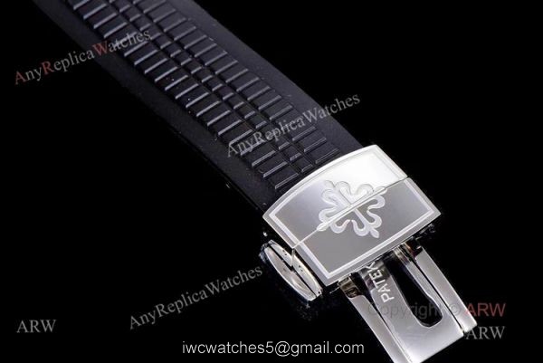 (GR) V2 New Upgraded 5164A Patek Philippe Aquanaut Grey Dial Black Rubber Swiss Replica Watch (GR) V2 New Upgraded 5164A Patek Philippe Aquanaut Grey Dial Black Rubber Swiss Replica Watch