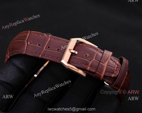 New IWC Schaffhausen Complications Men Watch White Dial Brown Leather Strap New IWC Schaffhausen Complications Men Watch White Dial Brown Leather Strap