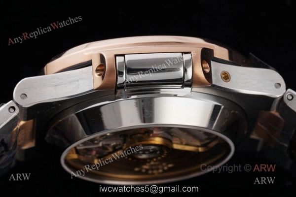 New Swiss Replica Patek Philippe Nautilus 5980 Rose Gold Blue Chronograph Watch New Swiss Replica Patek Philippe Nautilus 5980 Rose Gold Blue Chronograph Watch