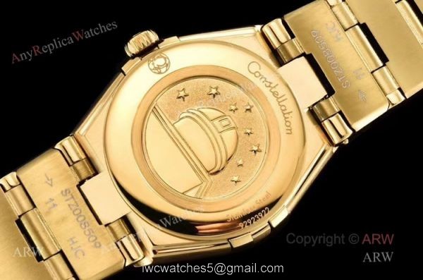 GF Factory Womens Omega Constellation Black Aventurine Dial Swiss Replica Watch GF Factory Womens Omega Constellation Black Aventurine Dial Swiss Replica Watch