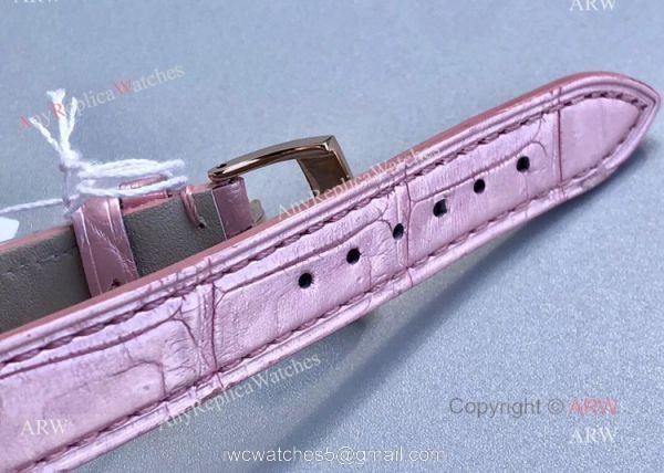 Replica Chopard Happy Sport Diamond Watch With Pink Mop Dial Pink Leather Strap Replica Chopard Happy Sport Diamond Watch With Pink Mop Dial Pink Leather Strap