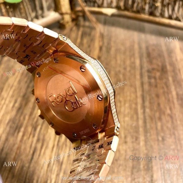 Knockoff Audemars Piguet Royal Oak Full Diamond Watches Gold and Silver Knockoff Audemars Piguet Royal Oak Full Diamond Watches Gold and Silver