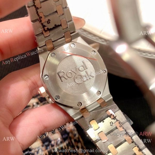 Clone Audemars Piguet Royal Oak Ladies Watch Two Tone Rose Gold Diamond Clone Audemars Piguet Royal Oak Ladies Watch Two Tone Rose Gold Diamond