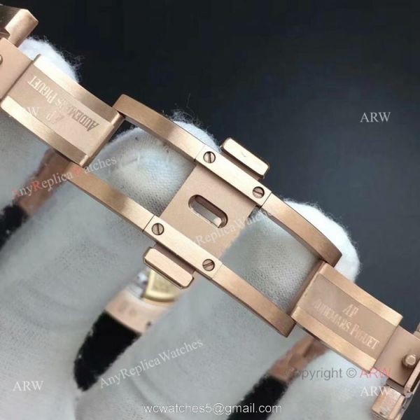 BF Swiss Replica AP 15400 Audemars Piguet Royal Oak Rose Gold Silver Dial Watch BF Swiss Replica AP 15400 Audemars Piguet Royal Oak Rose Gold Silver Dial Watch