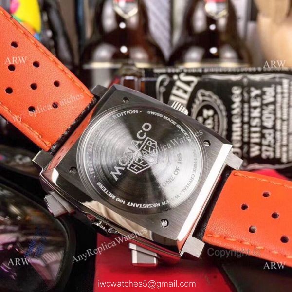Replica TAG Heuer Monaco Gulf Leather Strap Watches 39mm Replica TAG Heuer Monaco Gulf Leather Strap Watches 39mm