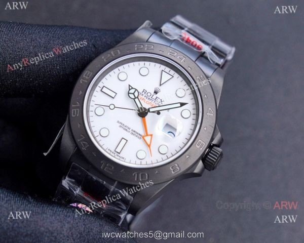 TW Factory Rolex Explorer II Swiss 2836 Watch Black and White TW Factory Rolex Explorer II Swiss 2836 Watch Black and White