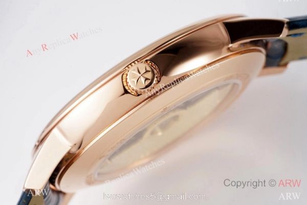 Swiss AAA Copy Vacheron Constantin Patrimony Watch Rose Gold Case Swiss AAA Copy Vacheron Constantin Patrimony Watch Rose Gold Case