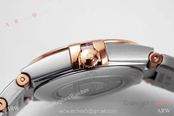 NEW! Swiss Copy Omega Constellation 28mm Quartz Watch 2-Tone Rose Gold NEW! Swiss Copy Omega Constellation 28mm Quartz Watch 2-Tone Rose Gold