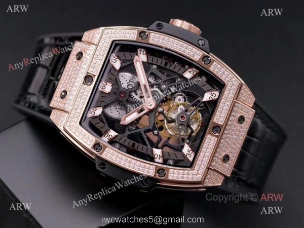 Best Hublot Masterpiece Mp-06 Senna Rose Gold Diamond Tourbillon Watch Replica Best Hublot Masterpiece Mp-06 Senna Rose Gold Diamond Tourbillon Watch Replica