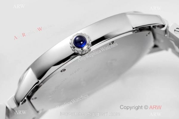 Swiss AAA Replica Ronde Solo de Cartier 9015 Watch Blue Dial Stainless Steel Swiss AAA Replica Ronde Solo de Cartier 9015 Watch Blue Dial Stainless Steel