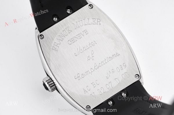 New V32 Franck Muller Vanguard Women Watch Replia with Black Leather Band New V32 Franck Muller Vanguard Women Watch Replia with Black Leather Band