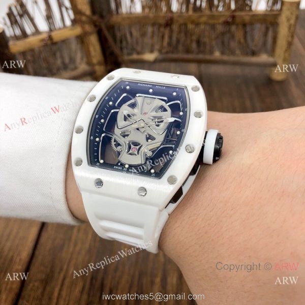 NEW! Copy Richard Mille RM52-06 Tourbillon Mask Watches Ceramic Case NEW! Copy Richard Mille RM52-06 Tourbillon Mask Watches Ceramic Case