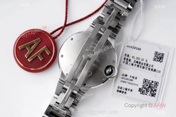 (AF) Swiss Replica Ballon Bleu Cartier Watch 33mm Pink Dial (AF) Swiss Replica Ballon Bleu Cartier Watch 33mm Pink Dial