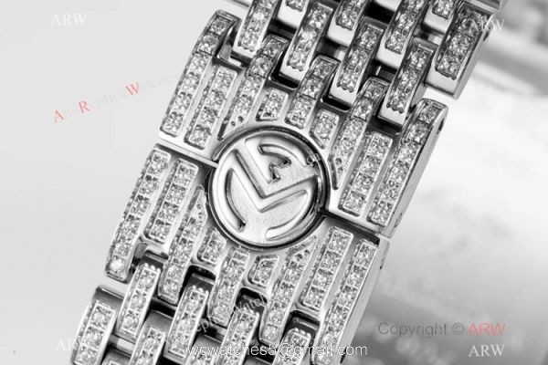 New! Swiss Grade Franck Muller Long Island Watch Full Diamond Yellow Markers New! Swiss Grade Franck Muller Long Island Watch Full Diamond Yellow Markers