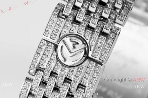 New! Iced Out Franck Muller Long Island Replica Watch Swiss Quartz New! Iced Out Franck Muller Long Island Replica Watch Swiss Quartz