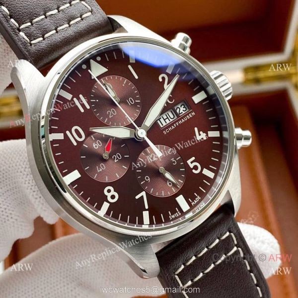 New Copy IWC Big Pilots Chronogaph Watch Chocolate Dial New Copy IWC Big Pilots Chronogaph Watch Chocolate Dial