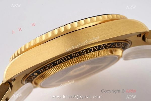 VR-Factory MAX 1:1 Best Edition Rolex Andrea Pirlo Submariner Swiss 3130 Watch Yellow Gold VR-Factory MAX 1:1 Best Edition Rolex Andrea Pirlo Submariner Swiss 3130 Watch Yellow Gold