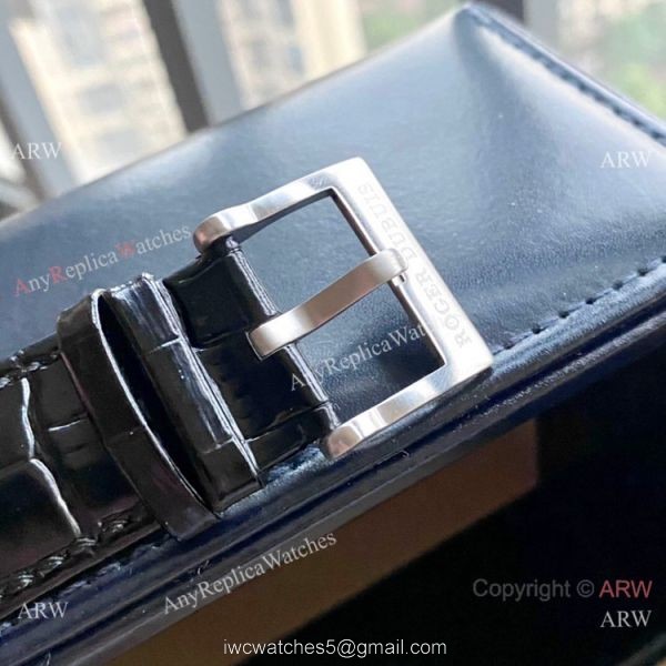 New Replica Roger Dubuis Excalibur 46 Watch Black Hollow Face Men Size New Replica Roger Dubuis Excalibur 46 Watch Black Hollow Face Men Size