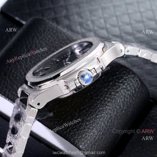 New Replica Patek Philippe Frosted Watch D-Green Dial w-Luminous Markers New Replica Patek Philippe Frosted Watch D-Green Dial w-Luminous Markers