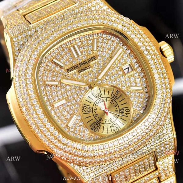 Luxury Replica Patek Philippe Nautilus Iced Out Watches Automatic Luxury Replica Patek Philippe Nautilus Iced Out Watches Automatic