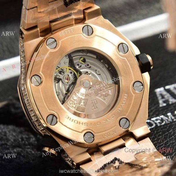 Clone Audemars Piguet Diver Automatic Watches Diamond Case and Face Clone Audemars Piguet Diver Automatic Watches Diamond Case and Face